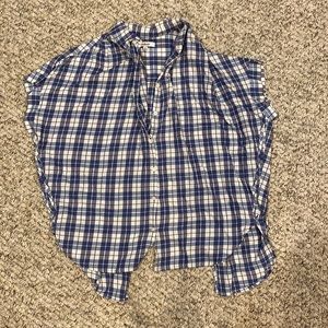 Open Back Button Up Tee